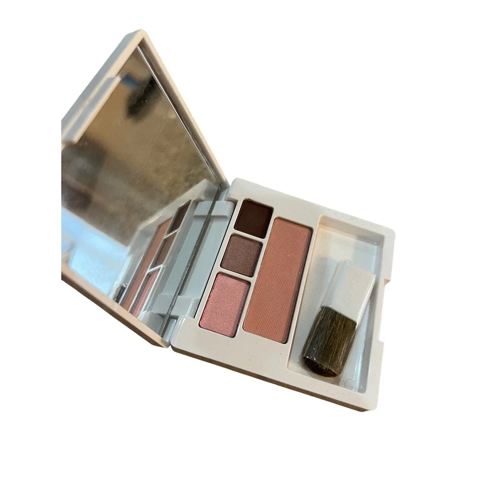 CLINIQUE Lulu DK Day Into Date Makeup Palette Pink Blush Strawberry Fudge Mirror